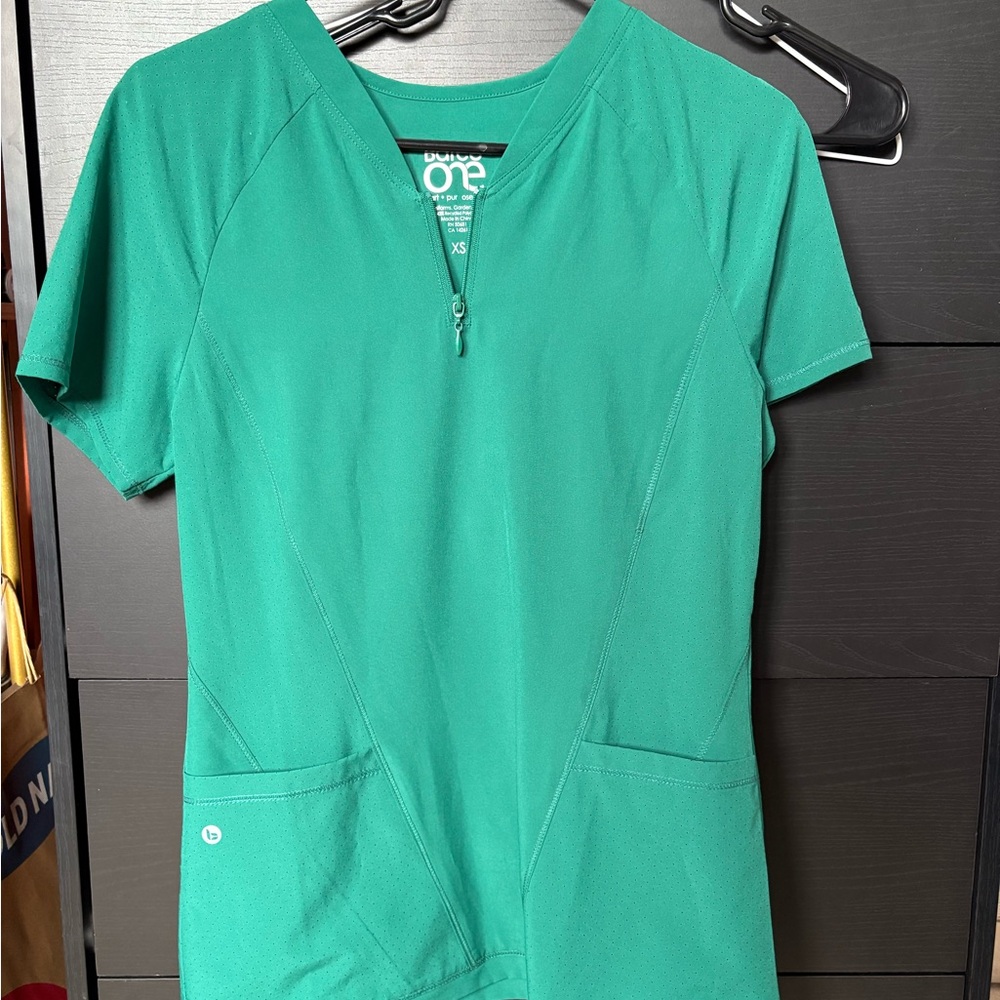 Barco Green Scrub Top